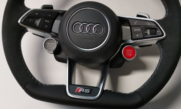 Lenkrad Audi RS Leder genäht bullenschwanz.de